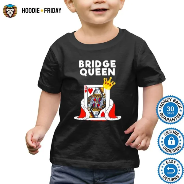 Bridge Card Game Queen Shirts