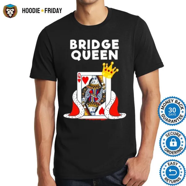 Bridge Card Game Queen Shirts