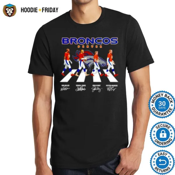 Broncos Denver Abbey Road Signatures Shirts