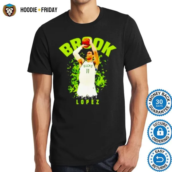 Brook Lopez Milwaukee Bucks Basketball Shirts