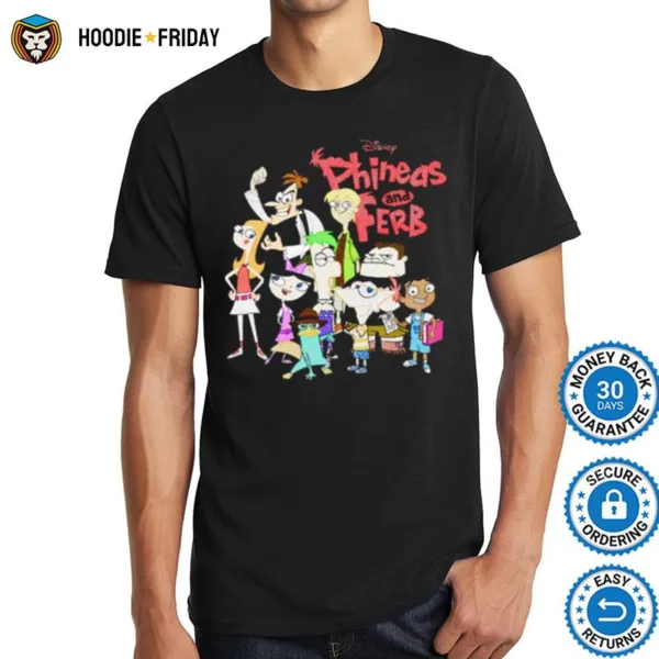 Call Me D Is Ney Phineas And Ferb The Group Logo Shirts