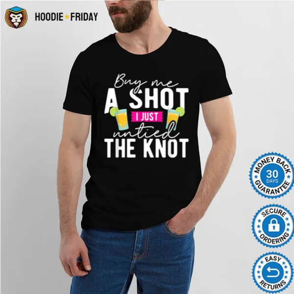 Camisa De Divorcio Comprame A Shot I Just Untied The Knot Shirts