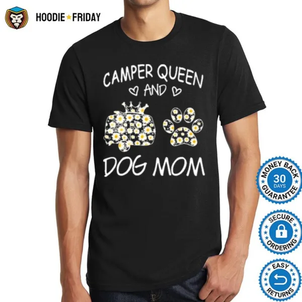 Camping Queen Dog Mom Shirts