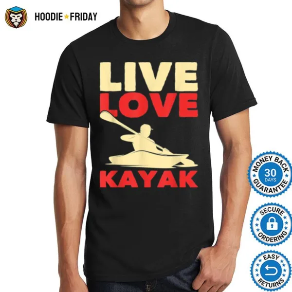 Canoe Paddle Kayaker Kayak Outdoor Kayaking Shirts