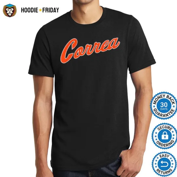 Carlos Correa New York Scrip Shirts