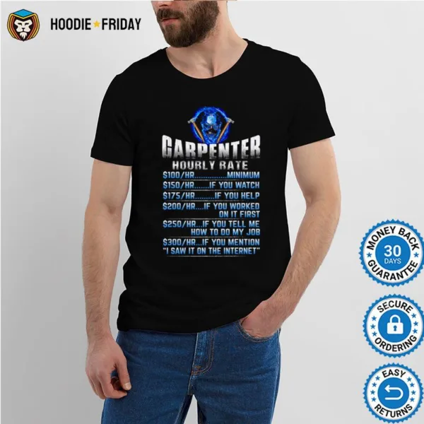 Carpenter Hourly Rate Minimum If You Watch Shirts