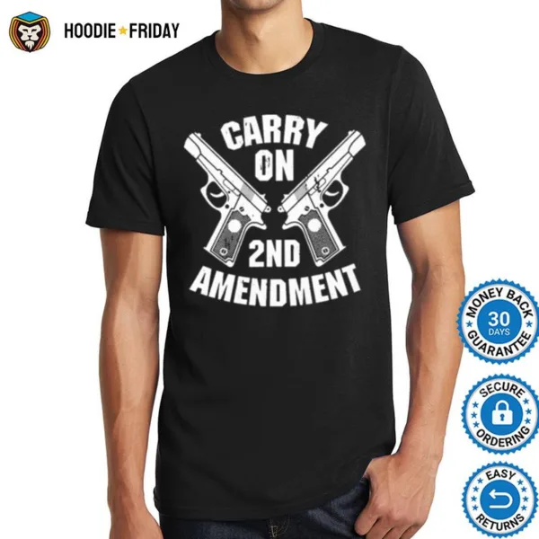 Carry On 2Nd Amendment Vintage Shirts