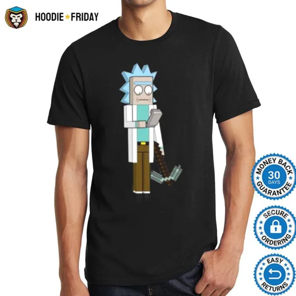 Cartoon Rick Minecraft Rick And Morty Shirts