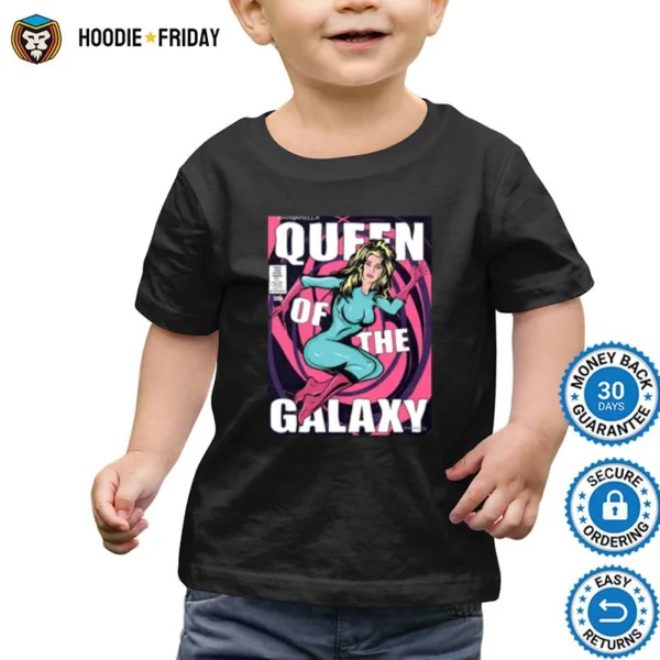 Cartoon Style Jane Fonda Queen Of The Galaxy Shirts