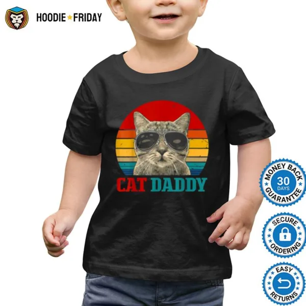 Cat Daddy Cat Father Husband Vintage Shirts