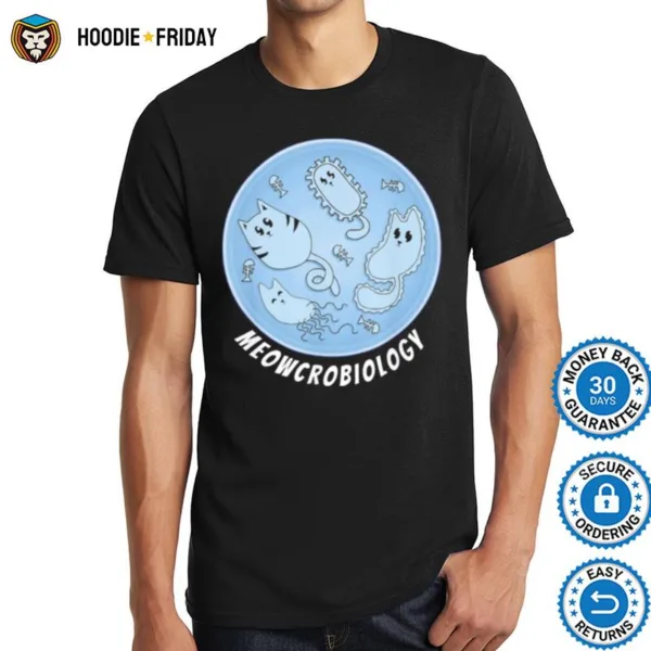 Cat Meowcrobiology Bacteria Microbiology Science Lab Shirts