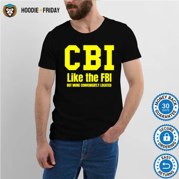 Cbi Like The Fbi The Mentalist Tv Show Shirts