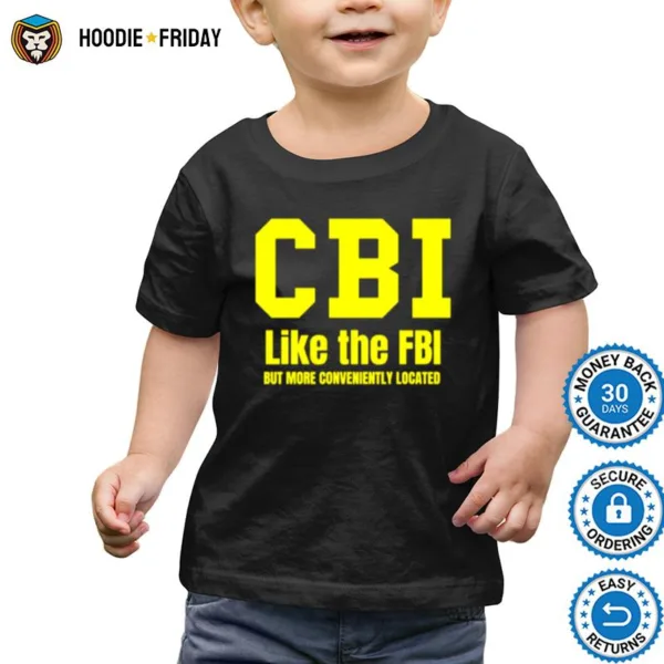 Cbi Like The Fbi The Mentalist Tv Show Shirts