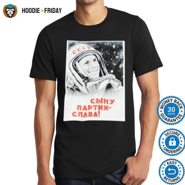 Cccd Yuri Gagarin Poster 1961 Shirts