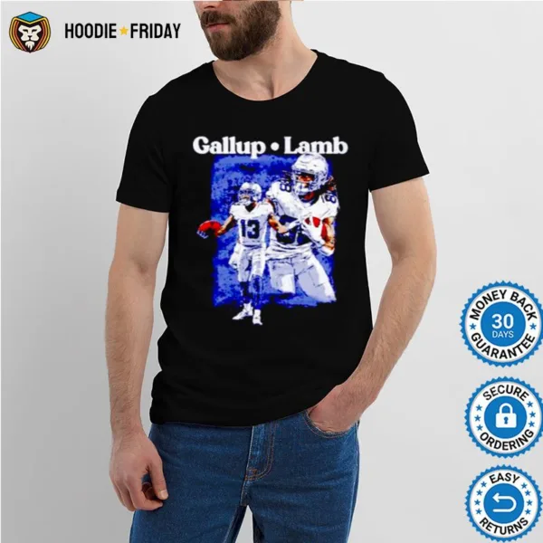 Ceedee Lamb And Michael Gallup Dallas Cowboys Shirts