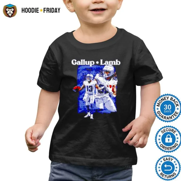 Ceedee Lamb And Michael Gallup Dallas Cowboys Shirts