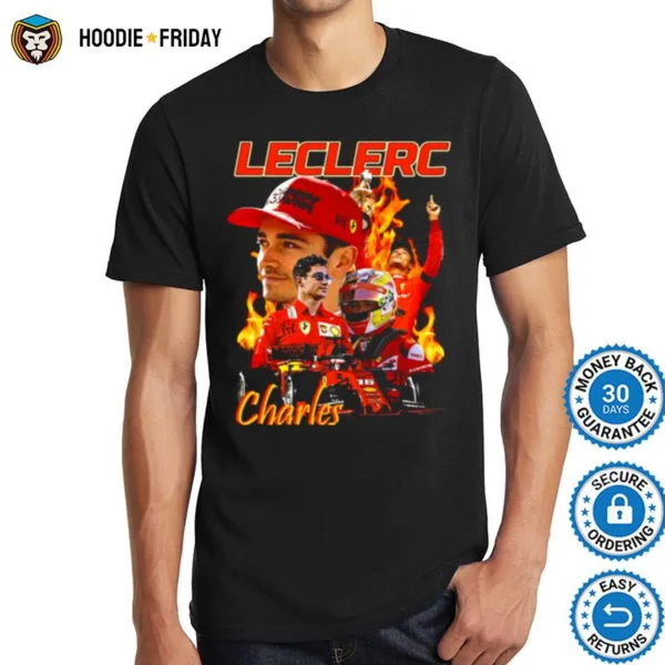 Charles Leclerc Fire Shirts