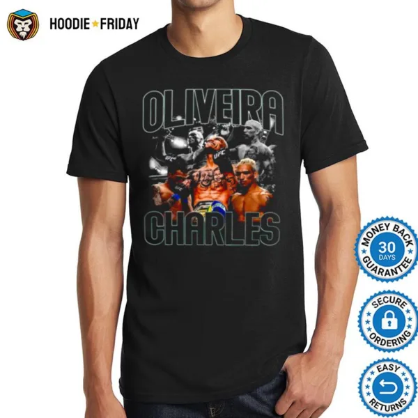 Charles Oliveira Do Bronx Bootleg 90S Style Shirts