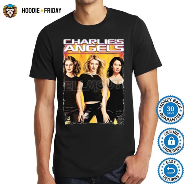 Charlie? Angels Cameron Diaz Drew Barrymore Lucy Liu Halloween Shirts