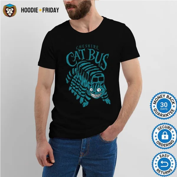 Cheshire Cat Bus Cartoon Shirts