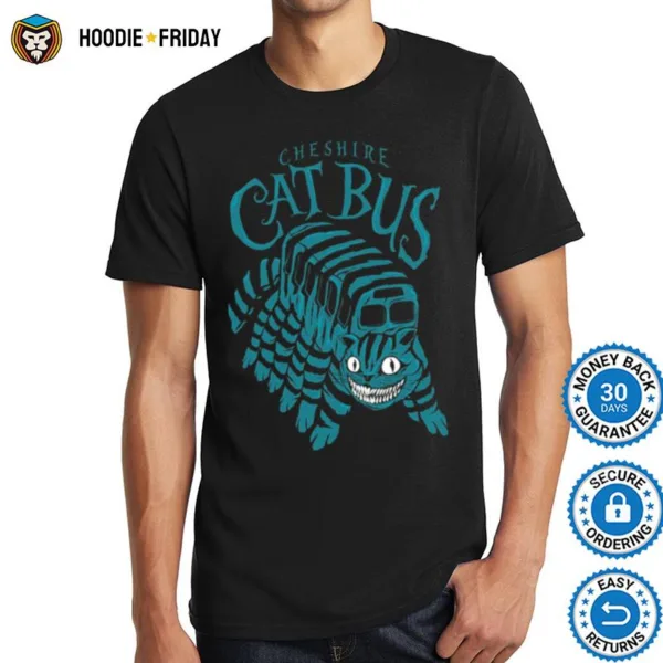 Cheshire Cat Bus Cartoon Shirts