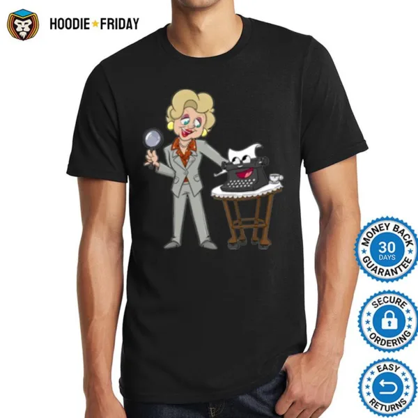 Chibi Art Angela Lansbury Jessica Fletcher Shirts