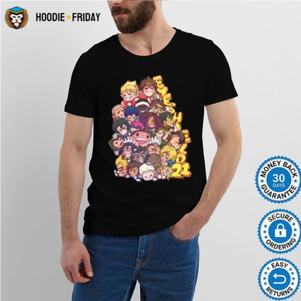 Chibi Pile Cute Eyeshield 21 Shirts