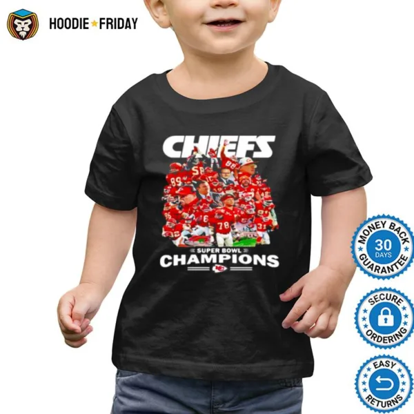 Chiefs Super Bowl Champions Team Football Shirts