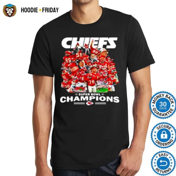 Chiefs Super Bowl Champions Team Football Shirts