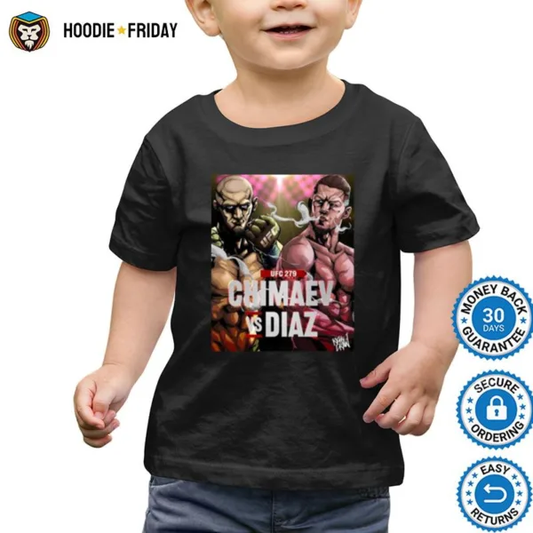 Chimaev Vs Diaz Active Anime Graphic Ufc Mma Fighter Shirts