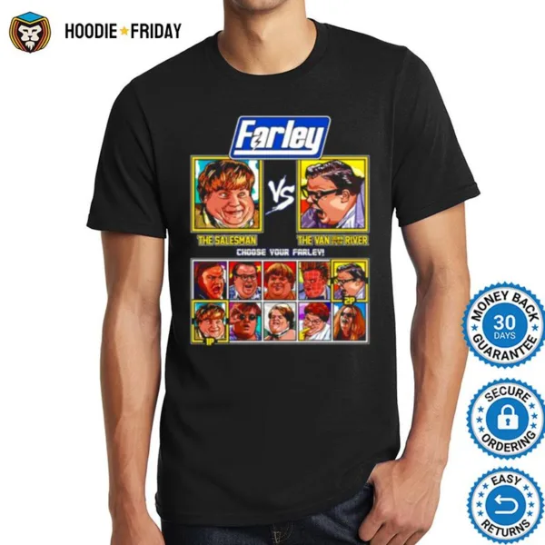 Chris Farley Tommy Boy Vs Snl Matt Foley Shirts