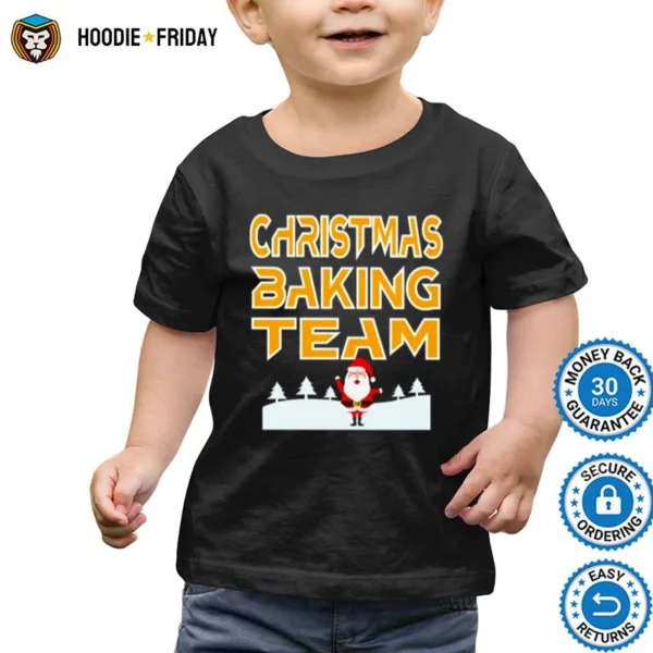 Christmas Baking Team Santa Claus Shirts