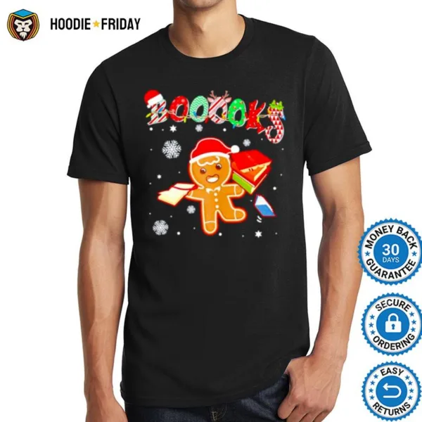 Christmas Gingerbread Books Shirts