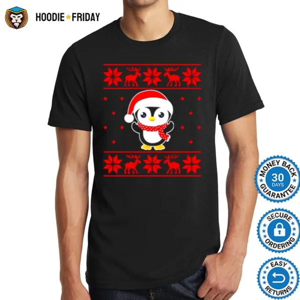 Christmas Penguin Funny Classic Ugly Shirts