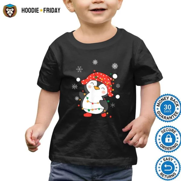 Christmas Penguin Xmas Graphic Casual Holiday Shirts