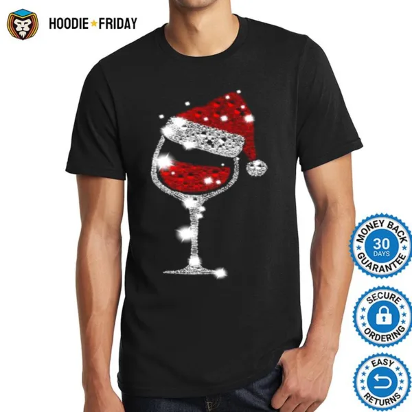 Christmas Red Wine Glass Shirts