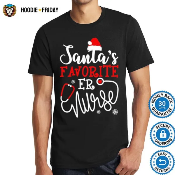 Christmas Stethoscope Tree Nurse Shirts