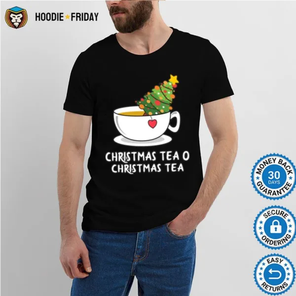 Christmas Tree In Teacup With Tannenbaum Shirts