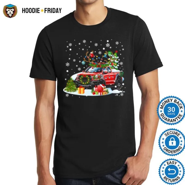 Christmas Truck Reindeer Antlers Xmas Shirts