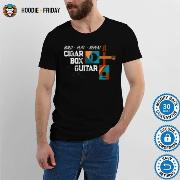 Cigar Box Guitar Guitarist Bassist Funny Music Lover Shirts