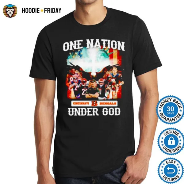 Cincinnati Bengals One Nation Under God Shirts