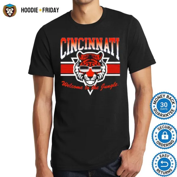 Cincinnati Welcome To The Jungle Shirts