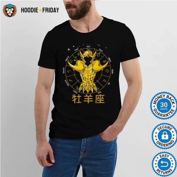 Cloth Mu Gold Cloth Saint Seiya Aries Shirts