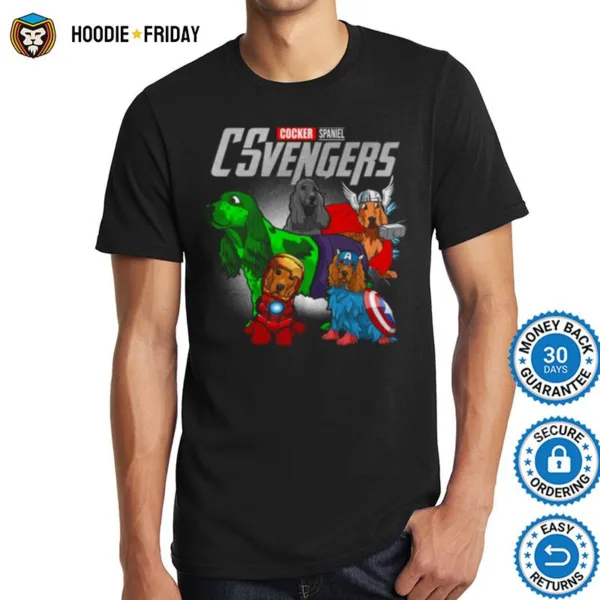 Cocker Spaniel Csvengers Marvel Avengers Engame Shirts