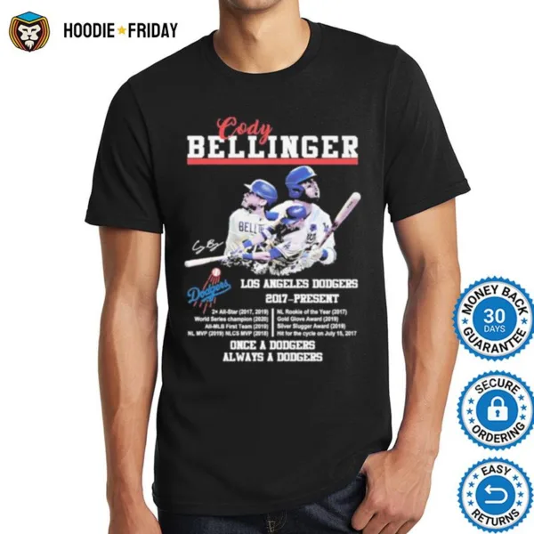 Cody Bellinger Los Angeles Dodgers 2017 Present Once A Dodgers Always A Dodgers Shirts