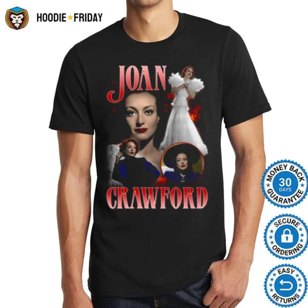 Collage Design Joan Crawford Actress Shirts