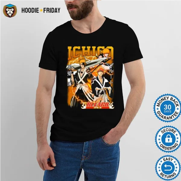 Collage Ichigo Kurosaki Bleach Anime Shirts