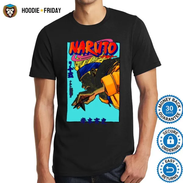 Colored Design Anime Naruto Naruto Uzumaki Shirts