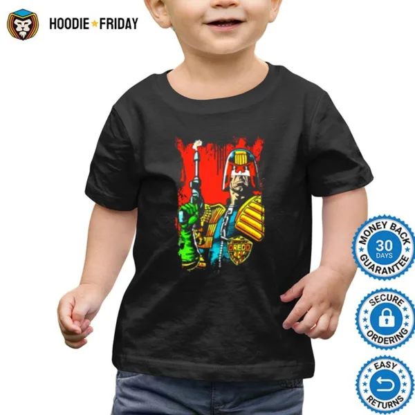 Comic Funny Judge Dredd Shirts