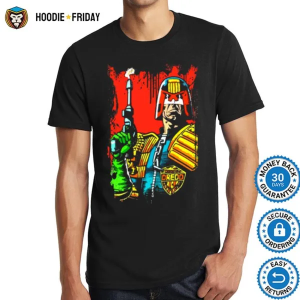 Comic Funny Judge Dredd Shirts